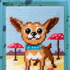 DIY Needlepoint Kit "Dog on the beach" 5.9"x7.9"