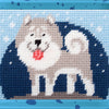 DIY Needlepoint Kit "Huskies" 5.9"x7.9"