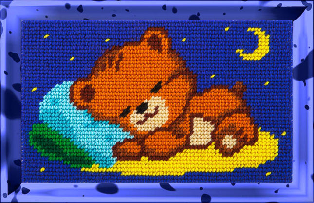 DIY Needlepoint Kit "Sweet Dreams" 5.9"x9.8" / 15x25 cm