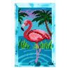 DIY Needlepoint Kit "Flamingo" 5.9"x9.8" / 15x25 cm