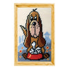 DIY Needlepoint Kit "Dog treats" 5.9"x9.8" / 15x25 cm