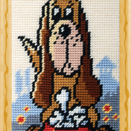 DIY Needlepoint Kit "Dog treats" 5.9"x9.8" / 15x25 cm