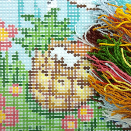 Cross Stitch Pillow Kit "Little Leo"