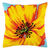 Cross Stitch Pillow Kit "Yellow Flower"
