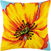 Cross Stitch Pillow Kit "Yellow Flower"