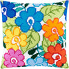 Cross Stitch Pillow Kit "Summer Flowers"