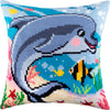 Cross Stitch Pillow Kit "Dolphin"