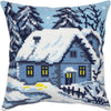 Cross Stitch Pillow Kit "Winter landscape"