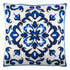 Cross Stitch Pillow Kit "Blue Pattern"