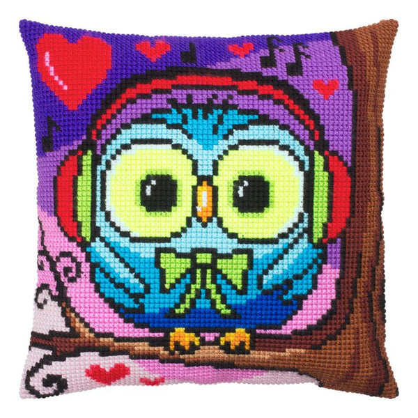 Cross Stitch Pillow Kit "Little Owl"