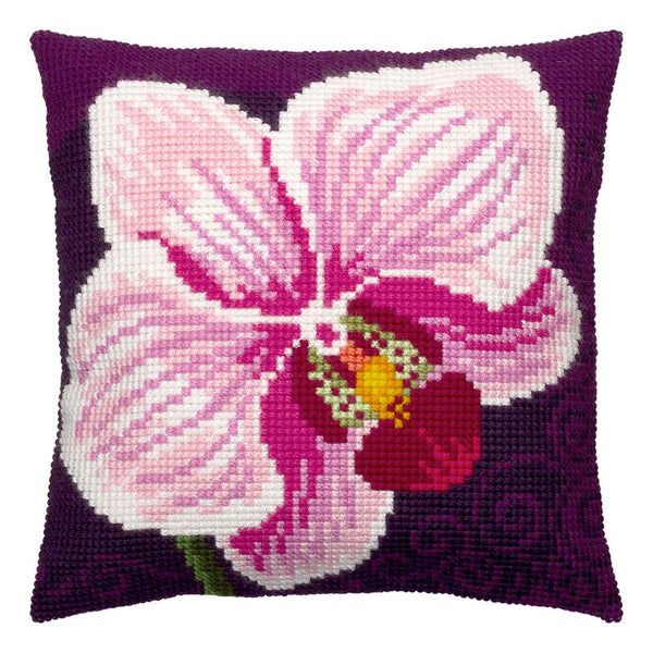 Cross Stitch Pillow Kit "Orchid"