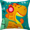 Cross Stitch Pillow Kit "Baby Dragon"