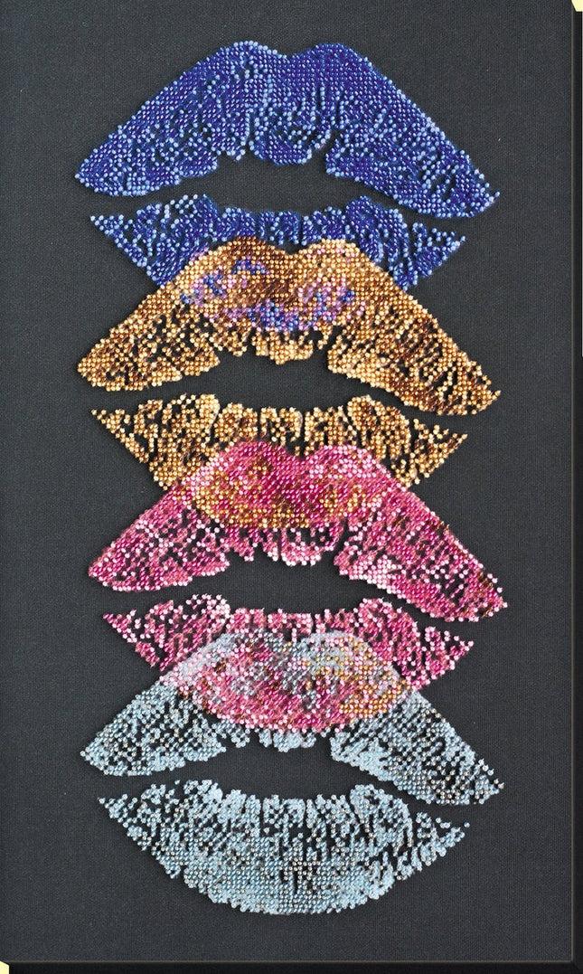 DIY Bead Embroidery Kit "Art fashion" 10.6"x18.9" / 27.0x48.0 cm