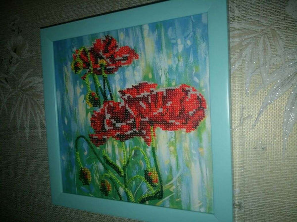 Canvas for bead embroidery 