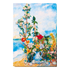 DIY Bead Embroidery Kit "Flowers on the shore" 9.4"x13.8" / 24.0x35.0 cm