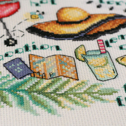 DIY Cross Stitch Kit "Summer delight" 10.6"x13.4"