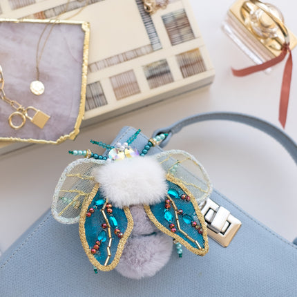 Beadwork kit for creating brooch "Plush fairy tale"