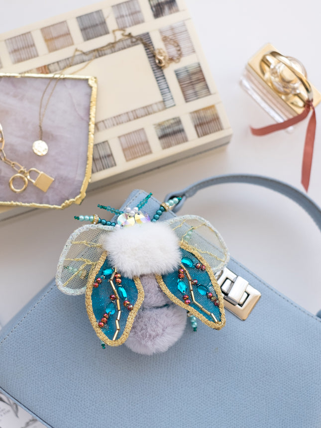 Beadwork kit for creating brooch "Plush fairy tale"