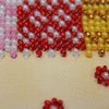 DIY Bead Embroidery Kit "Bears and basket"  5.9"x5.9" / 15.0x15.0 cm