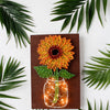 String Art Creative DIY Kit "Sunflower" 7.5"x11.4" / 19.0x29.0 cm