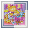 DIY Bead Embroidery Kit "Lunch"  5.9"x5.9" / 15.0x15.0 cm