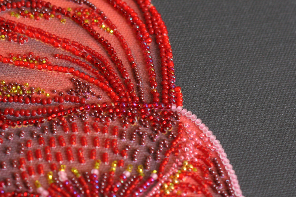 DIY Bead Embroidery Kit Zillions of Drops Rain Cloud, GIFT Size: 10.6х18.5  27x47 Cm Abris Art 