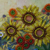 DIY Bead Embroidery Kit "Sunflower still life"  5.9"x5.9" / 15.0x15.0 cm