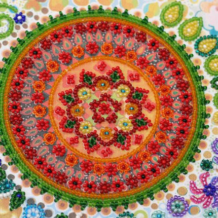 DIY Bead Embroidery Kit "Dream way" 14.6"x11.8" / 37.0x30.0 cm