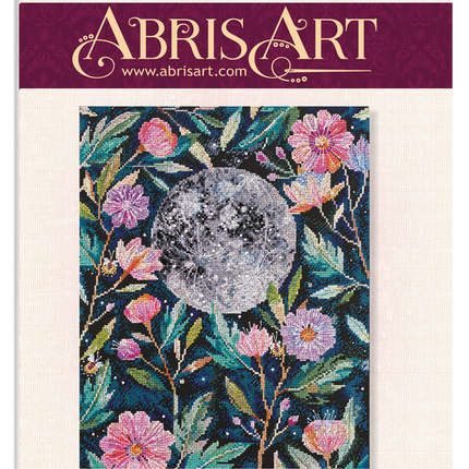 DIY Cross Stitch Kit "Moon secrets" 10.6"x13.4"