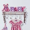 DIY Cross Stitch Kit "Baby. Girl" 9.1"x12.8"