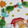 DIY Bead Embroidery Kit "Kisses"  5.9"x5.9" / 15.0x15.0 cm