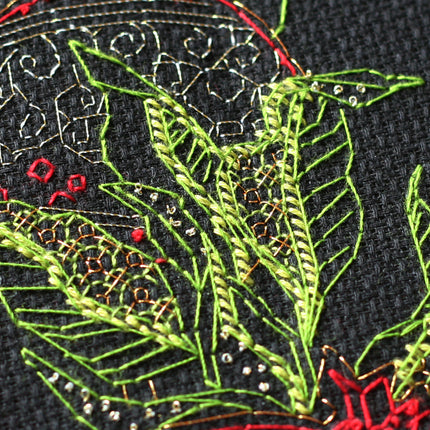 DIY Cross Stitch Kit "Grenades" 7.1"x7.5"