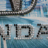 DIY Bead Embroidery Kit "HONDA"  5.9"x5.9" / 15.0x15.0 cm