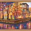 DIY Bead Embroidery Kit "Gold reflections" 31.5"x11.8" / 80.0x30.0 cm