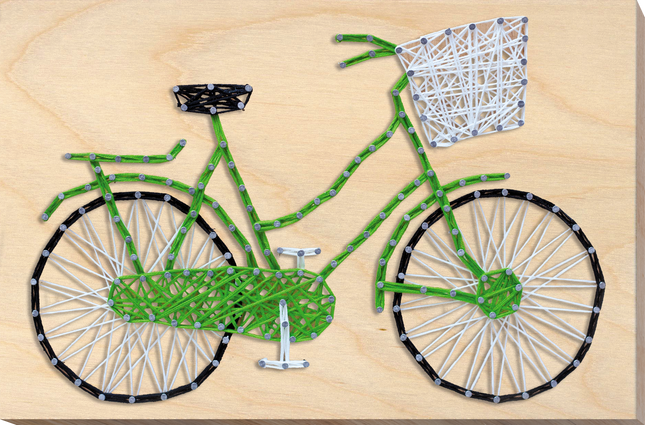 String Art Creative DIY Kit "Bicycle" 7.5"x11.4" / 19.0x29.0 cm