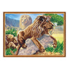 DIY Bead Embroidery Kit "King of beasts" 15.7"x12.6" / 40.0x32.0 cm