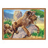 DIY Bead Embroidery Kit "King of beasts" 15.7"x12.6" / 40.0x32.0 cm