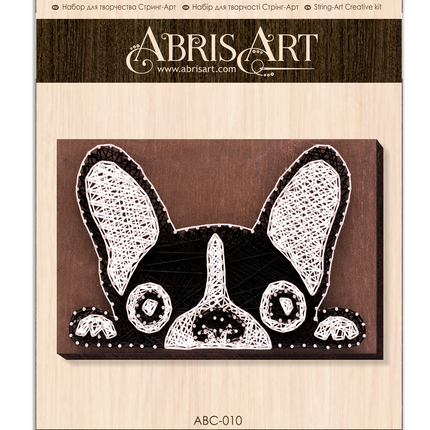 String Art Creative DIY Kit "French Bulldog" 7.5"x11.4" / 19.0x29.0 cm