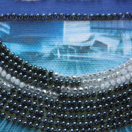 DIY Bead Embroidery Kit "VOLVO"  5.9"x5.9" / 15.0x15.0 cm