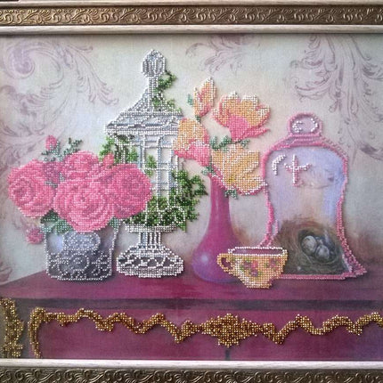 DIY Bead Embroidery Kit "Provence – 1" 15.7"x12.6" / 40.0x32.0 cm
