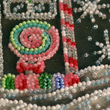 DIY Bead Embroidery Kit "Icing-sugar"