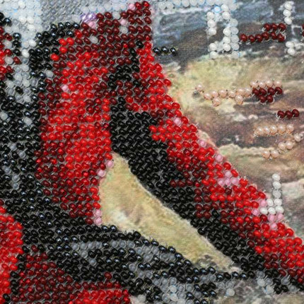 DIY Bead Embroidery Kit "Love story – 3" 8.3"x15.7" / 21.0x40.0 cm