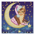 Canvas for bead embroidery "Lunar evening" 11.8"x11.8" / 30.0x30.0 cm