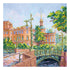 Canvas for bead embroidery "Bridge of Lovers" 7.9"x7.9" / 20.0x20.0 cm