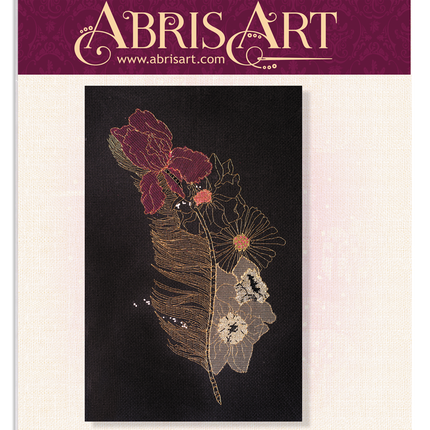 DIY Cross Stitch Kit "Flower wind-1" 8.3"x13.0"