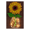String Art Creative DIY Kit "Sunflower" 7.5"x11.4" / 19.0x29.0 cm