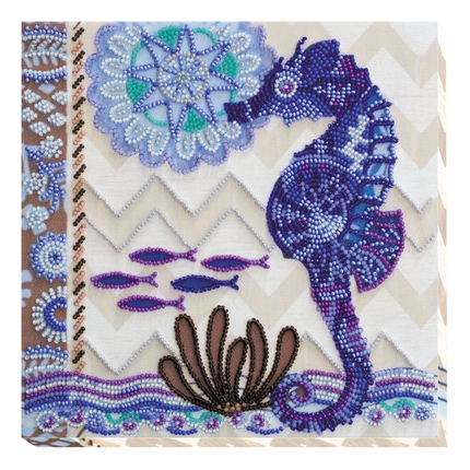 DIY Bead Embroidery Kit "At the bottom of the sea"