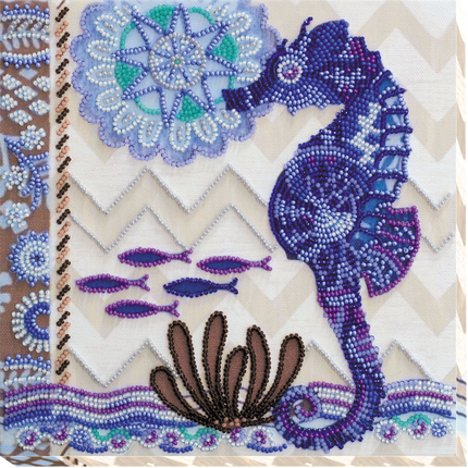 DIY Bead Embroidery Kit "At the bottom of the sea"