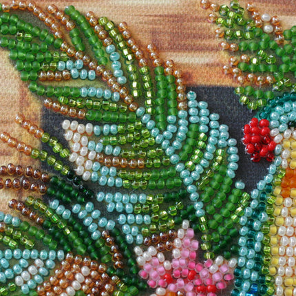 DIY Bead Embroidery Kit "Lori parrots"