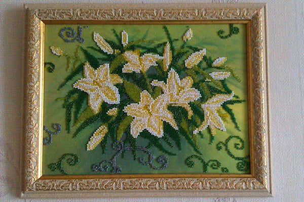 Canvas for bead embroidery 